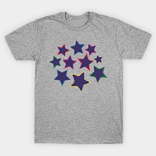 White starry night T-Shirt